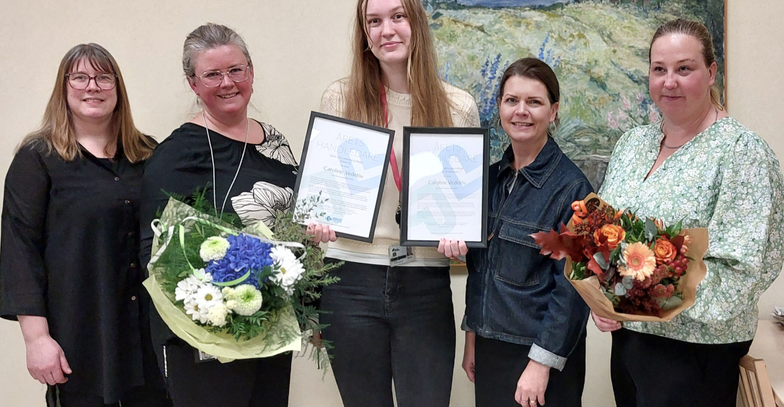 Årets handledare 2025 uppvaktning