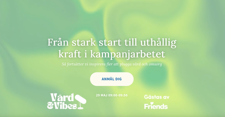 webb. vård&vibes + friends