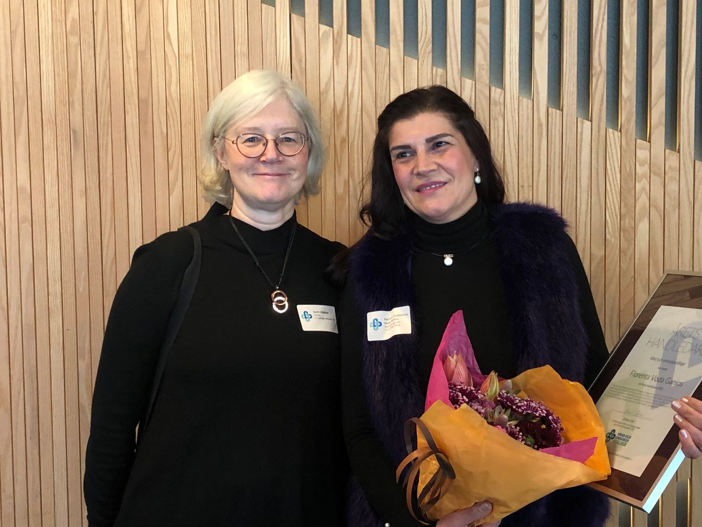 Karin Liljeblad och Florenta Voda Ganios