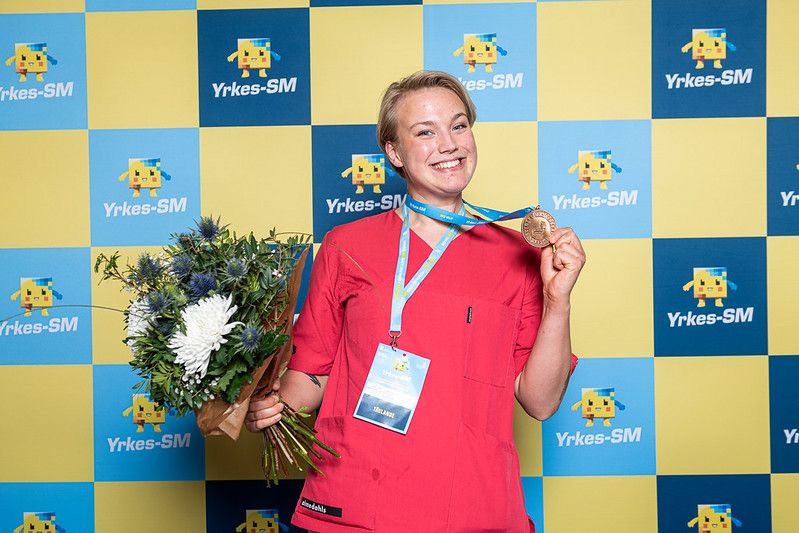 Wilma Lundahl bronsmedaljör